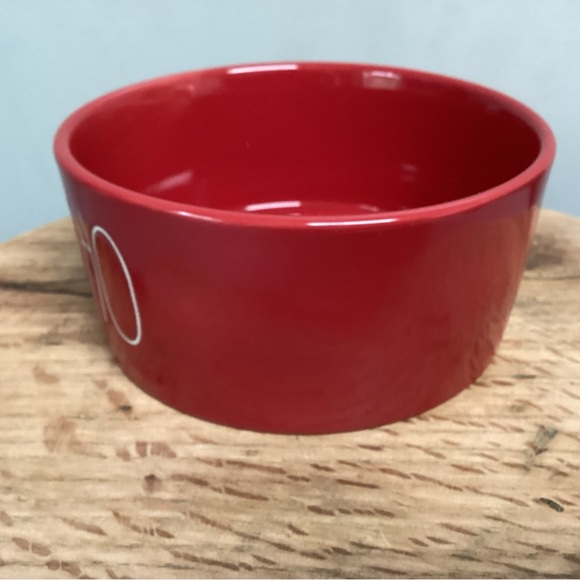 🔴 Beautiful Rae Dunn “Ho Ho Ho” Christmas Dog Bowl - Candy Bowl - Candle Holder - Picture 4 of 12